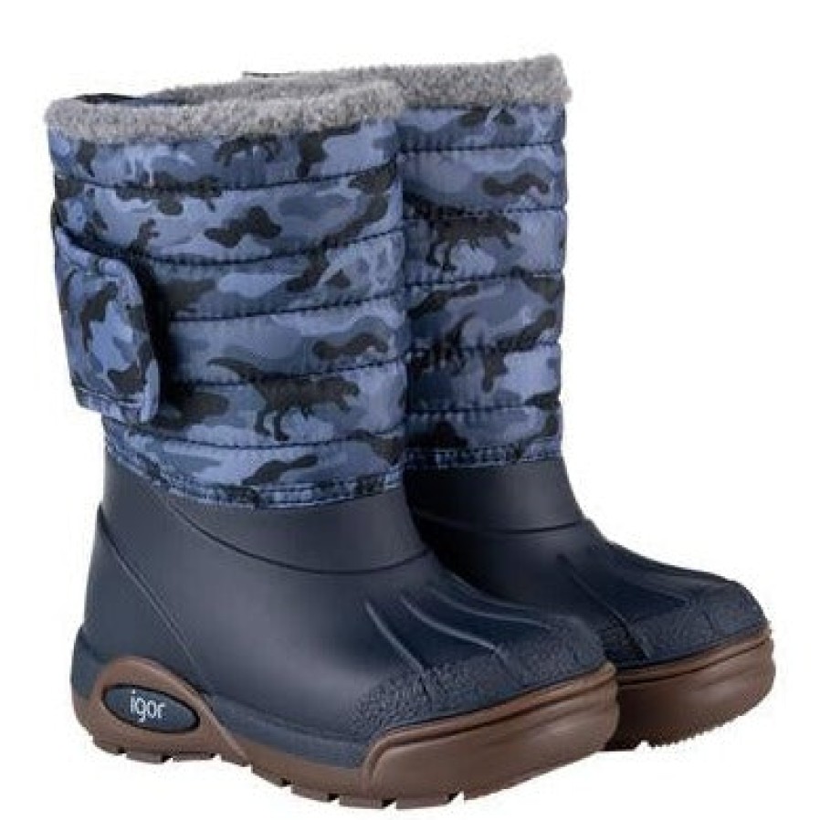 Shoes Igor Boy'S Boots | Igor Boy'S Topo Ski Camo, Marino