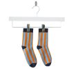 Clothes Moromini | Moromini Striped Rust Blue Socks