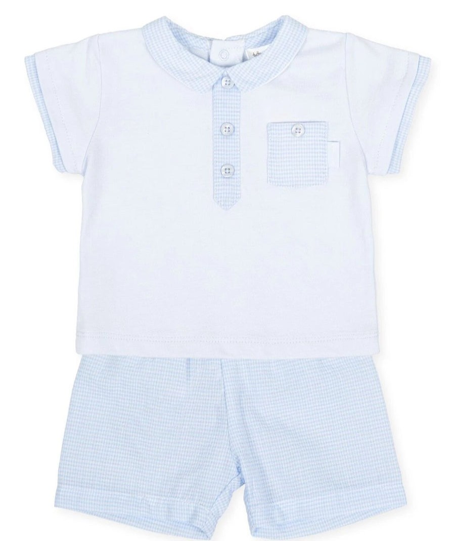 Clothes Tutto Piccolo | Tutto Piccolo Blue Tops And Shirts