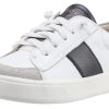 Shoes Old Soles Boy'S Casual Shoes | Old Soles Boy'S & Girl'S 6019 High St Shoe Black Side Stripe White Leather With Faux Laces And Zippered Sneaker Shoe