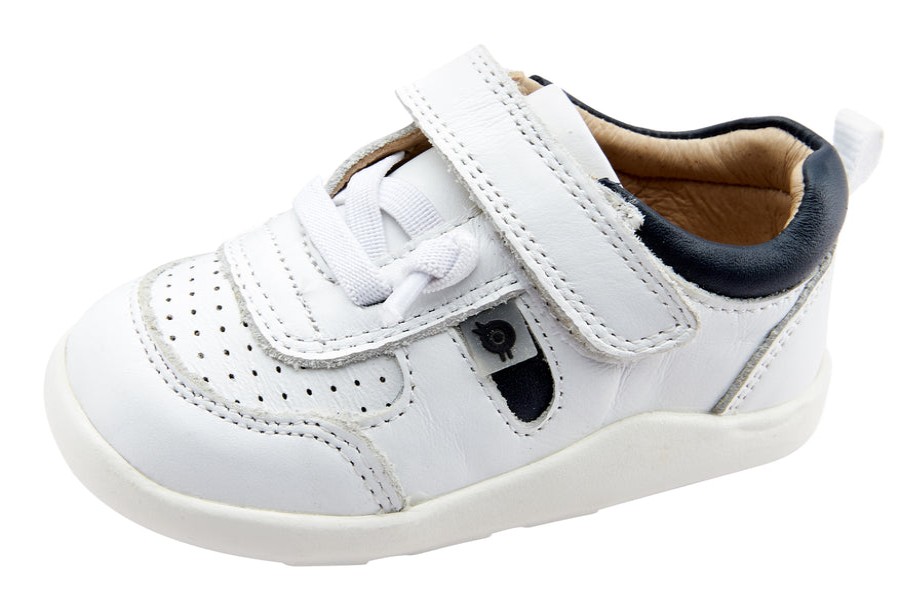 Shoes Old Soles Boy'S Casual Shoes | Old Soles Boy'S & Girl'S 8033 Drop-In Sneakers - Snow/Navy