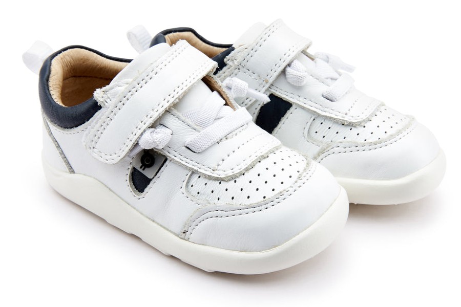 Shoes Old Soles Boy'S Casual Shoes | Old Soles Boy'S & Girl'S 8033 Drop-In Sneakers - Snow/Navy