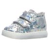 Shoes Naturino Boy'S Casual Shoes | Naturino Falcotto Girl'S Michael Strobo Fashion Sneakers - Silver