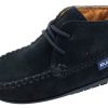 Shoes Atlanta Mocassin Boy'S Casual Shoes | Atlanta Mocassin Girl'S And Boy'S Suede Booties, Black