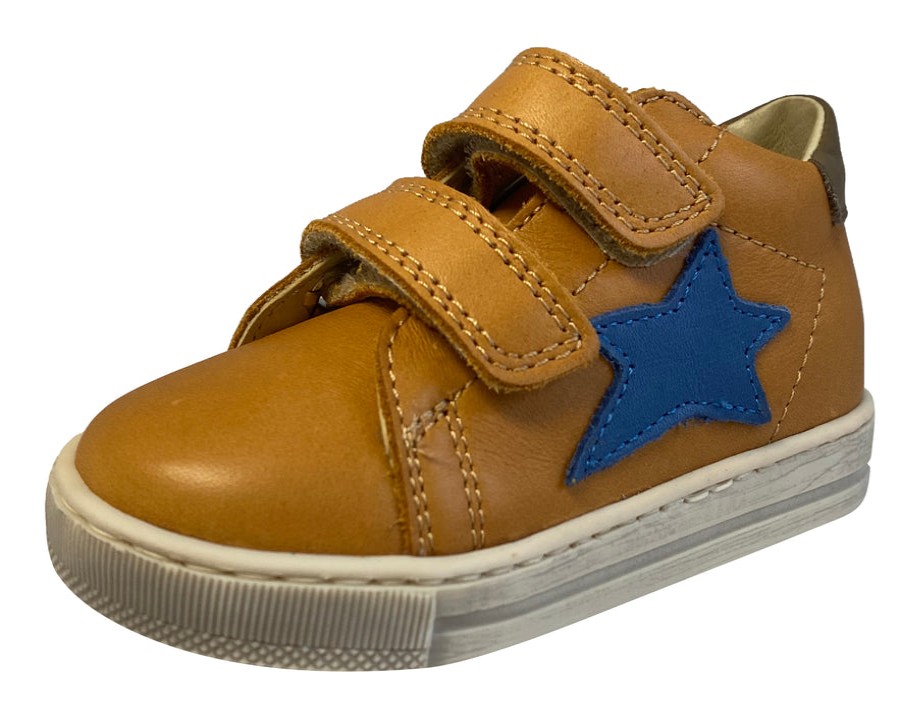 Shoes Naturino Boy'S Casual Shoes | Naturino Falcotto Boy'S Sasha Vl Nappa Spazz. Fashion Sneakers, Zucca/Azzurro/Topo