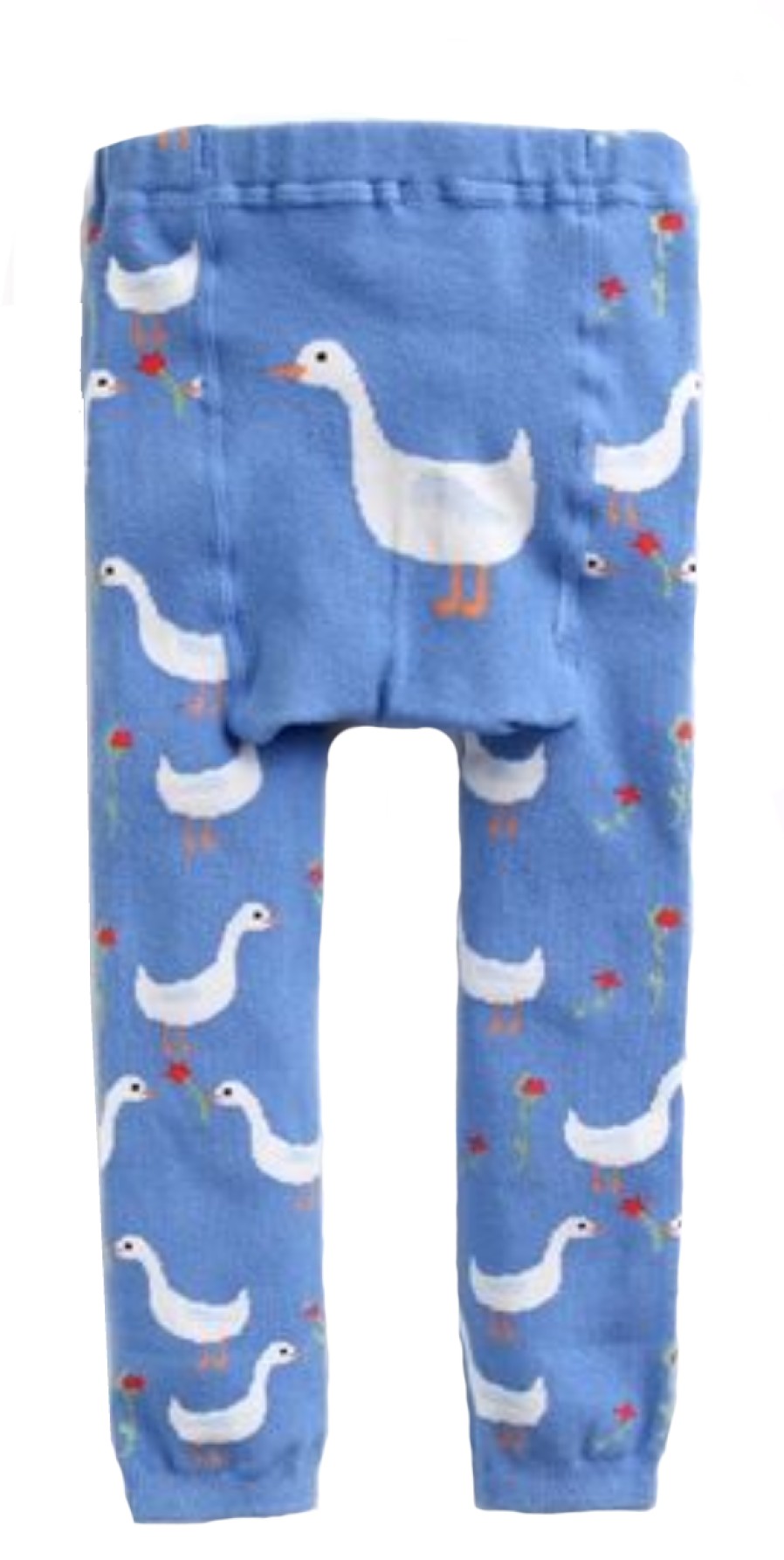 Clothes Eva & Elvin | Eva & Elvin Girl'S Blue Tights Cotton Duck