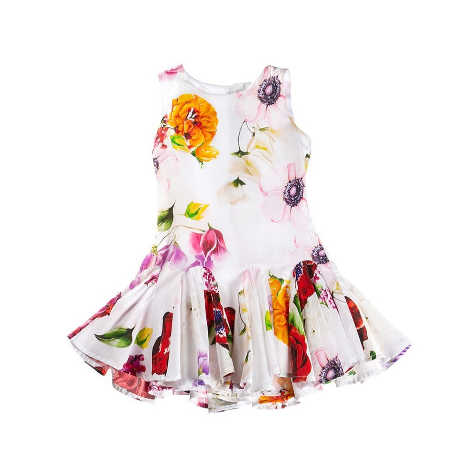 Clothes Fun & Fun | Fun & Fun Girl'S Bdr3386 Floral Dress - Multi