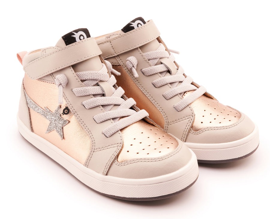 Shoes Old Soles Girl'S Casual Shoes | Old Soles Girl'S 1007 Team-Star Casual Shoes - Copper / Glam Argent