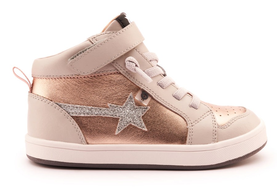 Shoes Old Soles Girl'S Casual Shoes | Old Soles Girl'S 1007 Team-Star Casual Shoes - Copper / Glam Argent