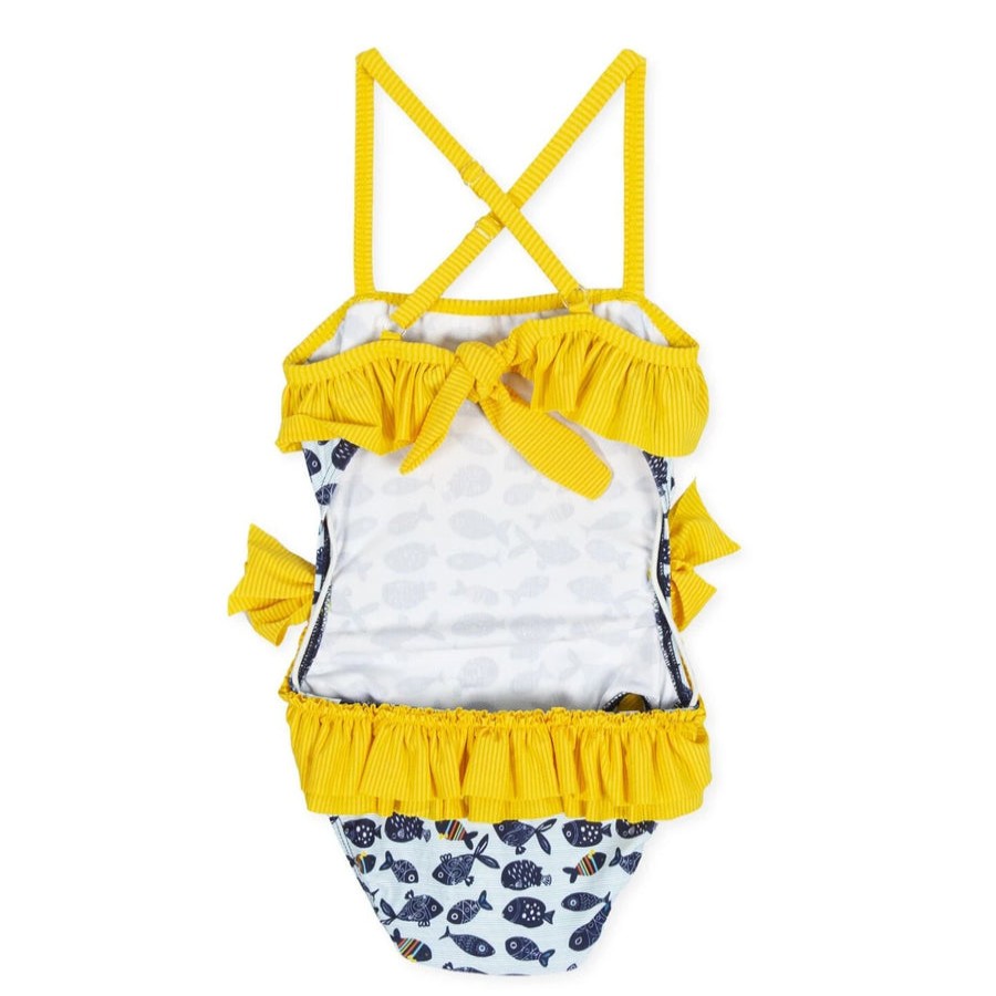 Clothes Tutto Piccolo | Tutto Piccolo Fish Swimsuit - Turquiose