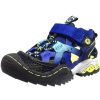 Shoes Jambu Boy'S Casual Shoes | Jambu Boy'S Squamata Mesh Hook And Loop Crossover Stretch Lace Water Ready Fisherman Sandals, Blue