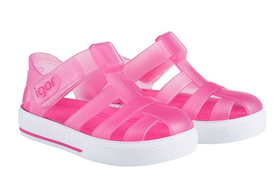 Shoes Igor Girl'S Sandals | Igor S10171 Girl'S Star Sandal - Fuchsia