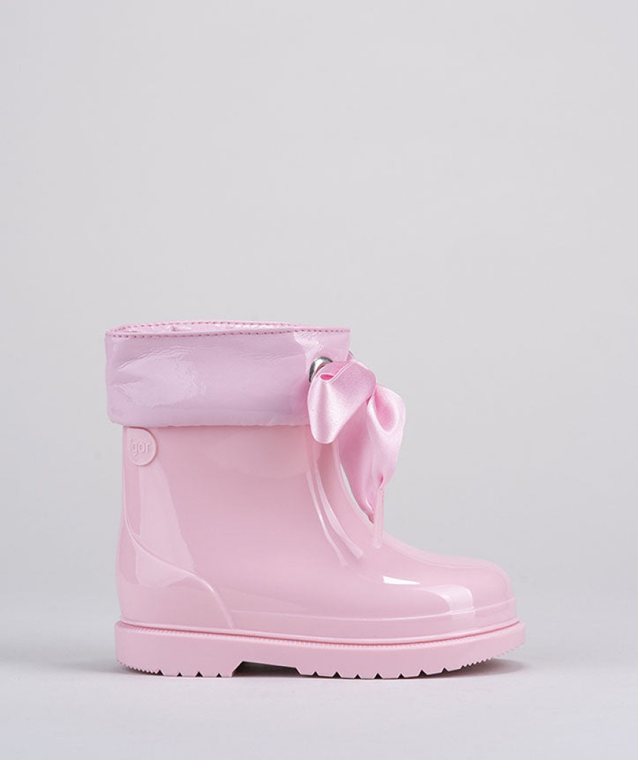 Shoes Igor Girl'S Boots | Igor Girl'S Bimbi Lazo Rain Boots, Rosa Pink