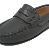 Shoes Atlanta Mocassin Girl'S Dress Shoes | Atlanta Mocassin Boy'S And Girl'S Pebbled Leather Loafers, Grey