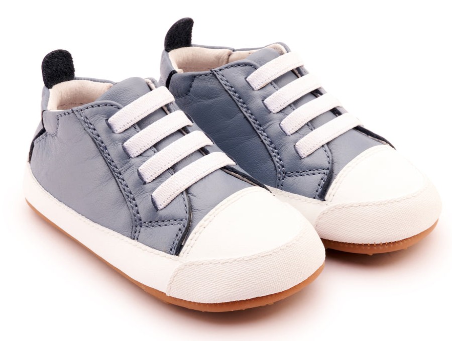 Shoes Old Soles Girl'S Casual Shoes | Old Soles Girl'S And Boy'S 106Rt Eazy Jogger Casual Shoes - Indigo / Snow