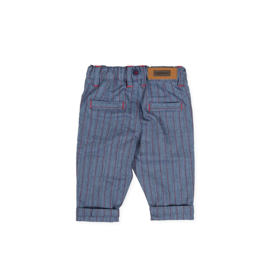 Clothes Tutto Piccolo | Tutto Piccolo 9116 Pantalon Espiga Trousers - Navy Blue