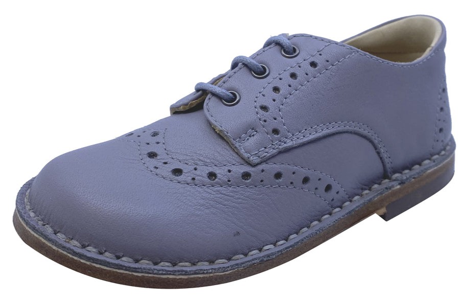 Shoes Eureka Boy'S Dress Shoes | Eureka Boy'S Grey Handcrafted Leather Oxford