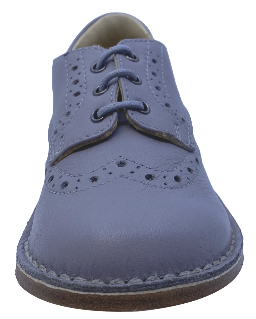 Shoes Eureka Boy'S Dress Shoes | Eureka Boy'S Grey Handcrafted Leather Oxford