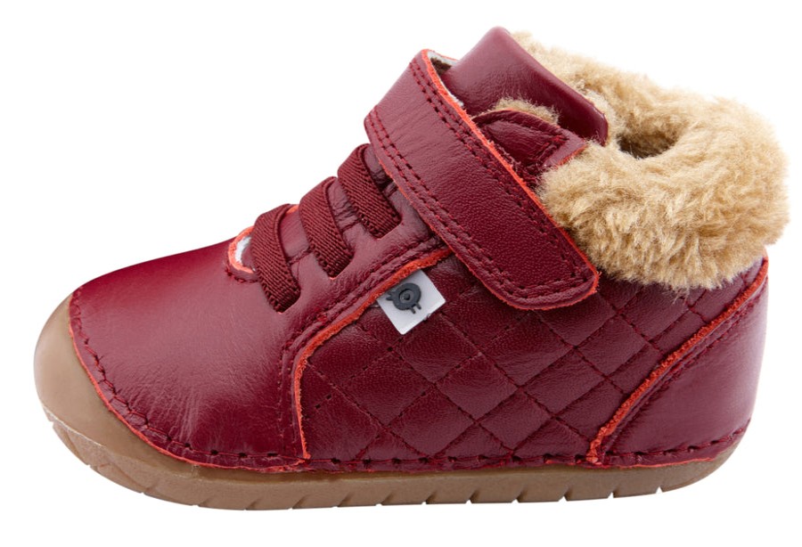 Shoes Old Soles Boy'S Casual Shoes | Old Soles Boy'S & Girl'S 4070 Flake Pave Sneaker Booties - Burgundy