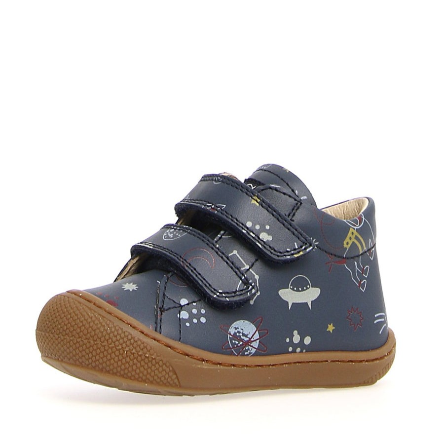 Shoes Naturino Boy'S Casual Shoes | Naturino Boy'S & Girl'S Cocoon Vl Calf Natural Space Sneakers - Indigo