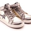 Shoes Old Soles Girl'S Casual Shoes | Old Soles Girl'S 1007 Team-Star Casual Shoes - Titanium / Glam Gunmetal