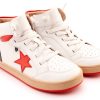 Shoes Old Soles Boy'S Casual Shoes | Old Soles Boy'S And Girl'S 1002 Star Tracker Casual Shoes - Snow / Bright Red