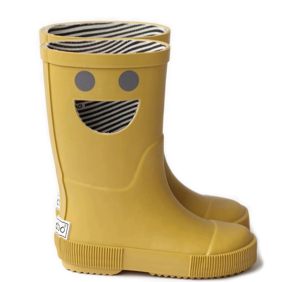 Shoes BOXBO Girl'S Boots | Boxbo Wistiti Girl'S And Boy'S Rain Boot, Moutarde