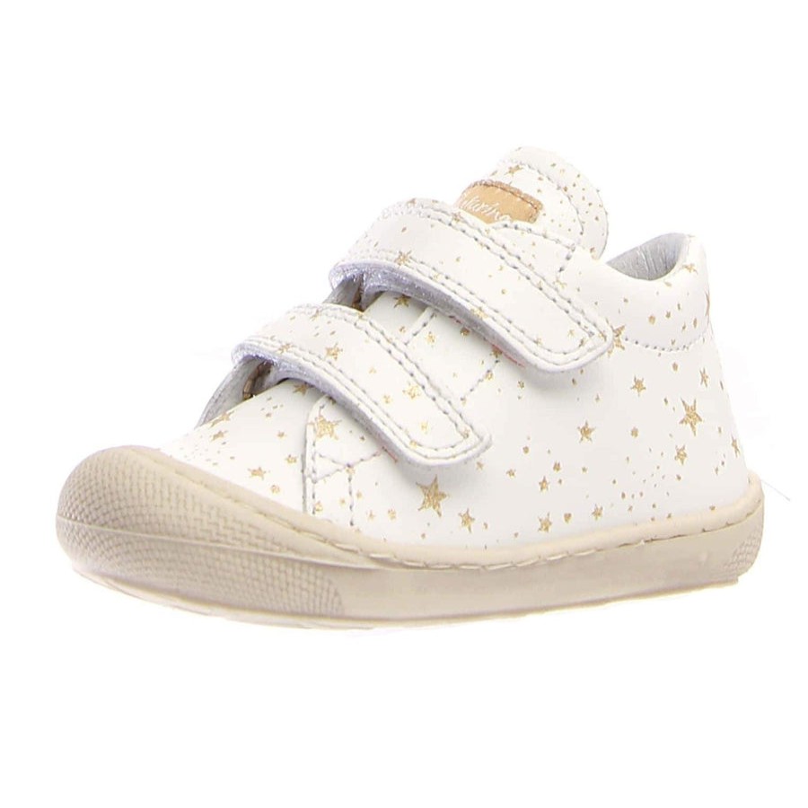 Shoes Naturino Boy'S Casual Shoes | Naturino Girl'S & Boy'S Cocoon Vl Stars Glitter Sneakers - White