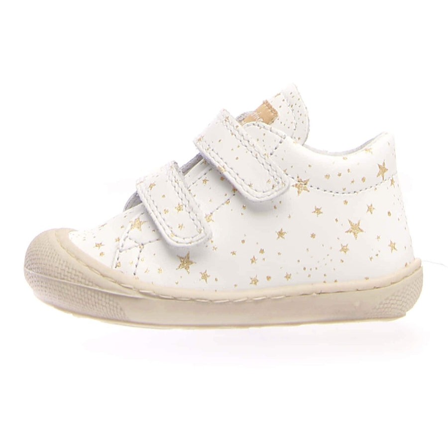 Shoes Naturino Boy'S Casual Shoes | Naturino Girl'S & Boy'S Cocoon Vl Stars Glitter Sneakers - White