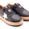 Shoes Old Soles Boy'S Casual Shoes | Old Soles Boy'S And Girl'S 1006 Platinum Runner Casual Shoes - Navy / Snow / Taupe / Natural Navy Sole