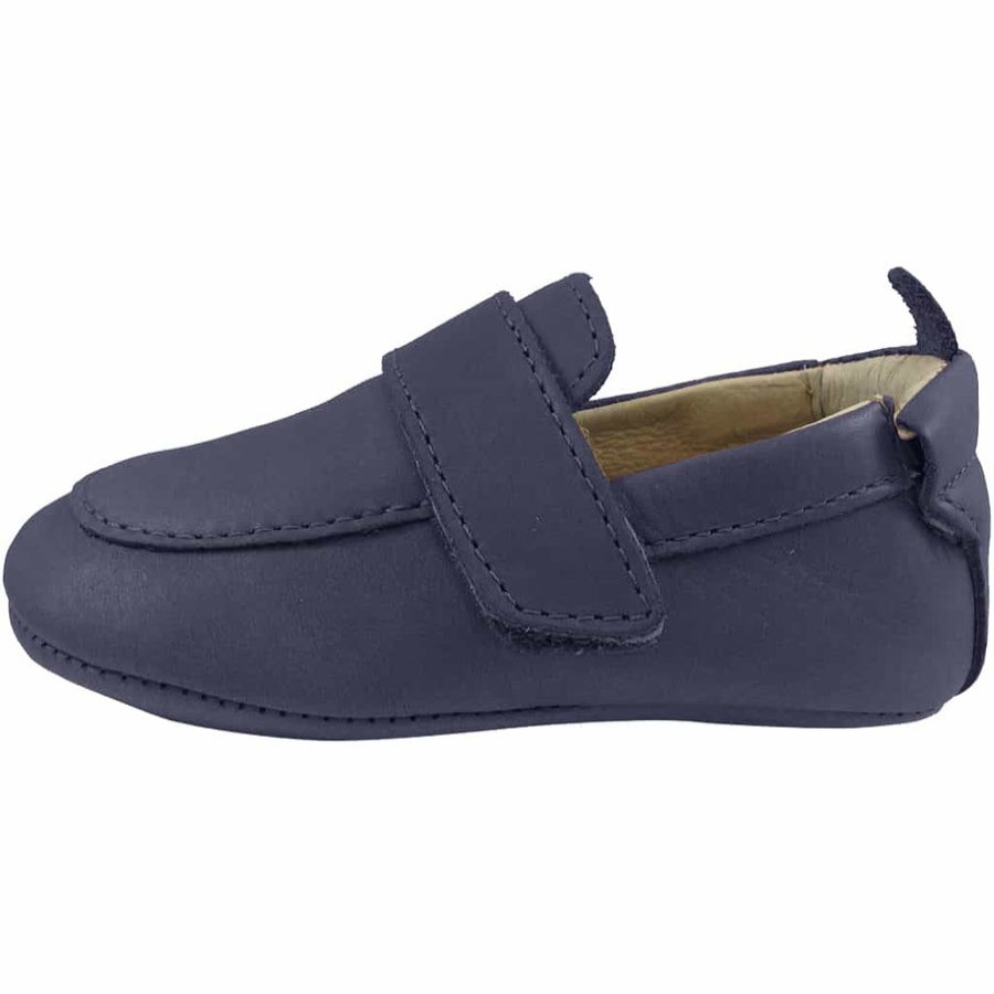 Shoes Old Soles Boy'S Casual Shoes | Old Soles Boy'S 043 Global Navy Leather Loafer Shoe