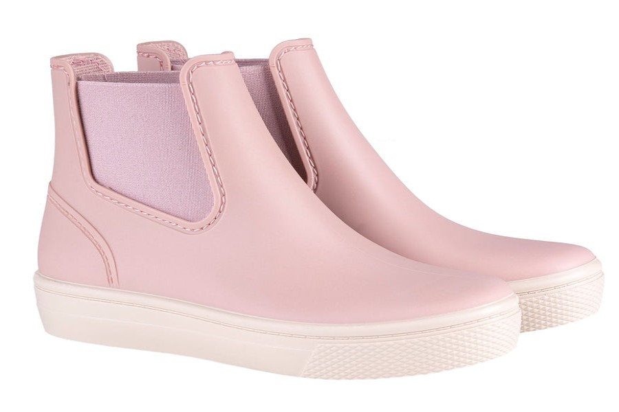 Shoes Igor Girl'S Boots | Igor Girl'S Mini Basquet Waterproof Sneakers, Rosa