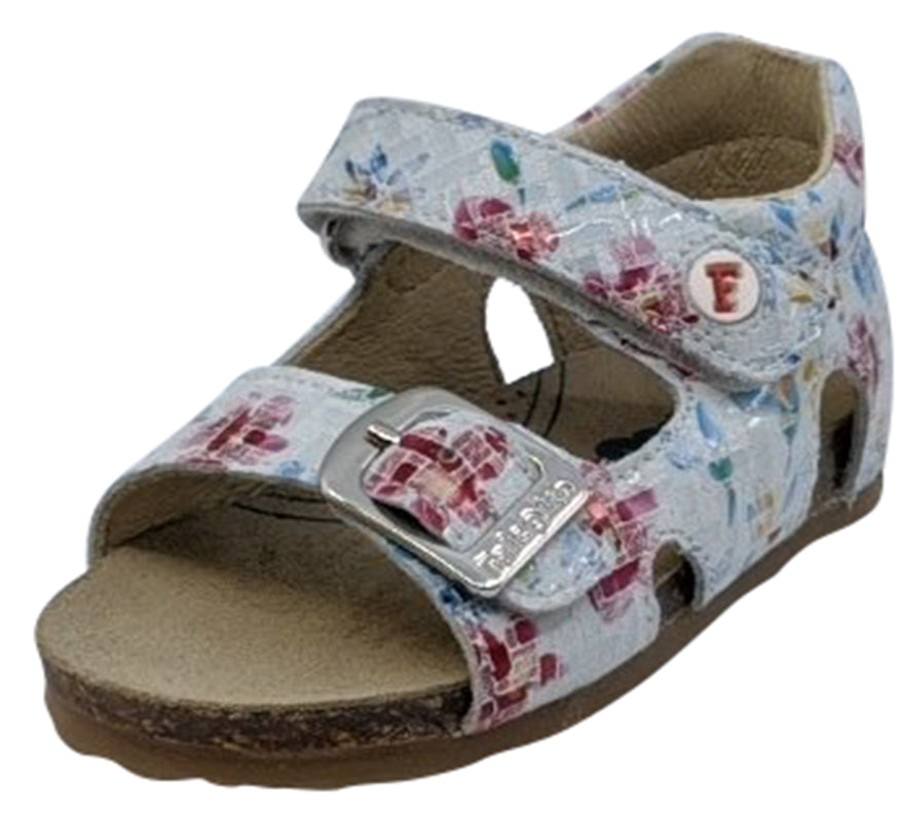 Shoes Naturino Girl'S Sandals | Naturino Falcotto Girl'S Bea Fiori Open Toe Sandals, Bianco/Multi