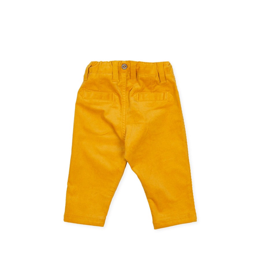 Clothes Tutto Piccolo | Tutto Piccolo 9112 Pantalon Nanopana Nanocord Trousers - Mustard