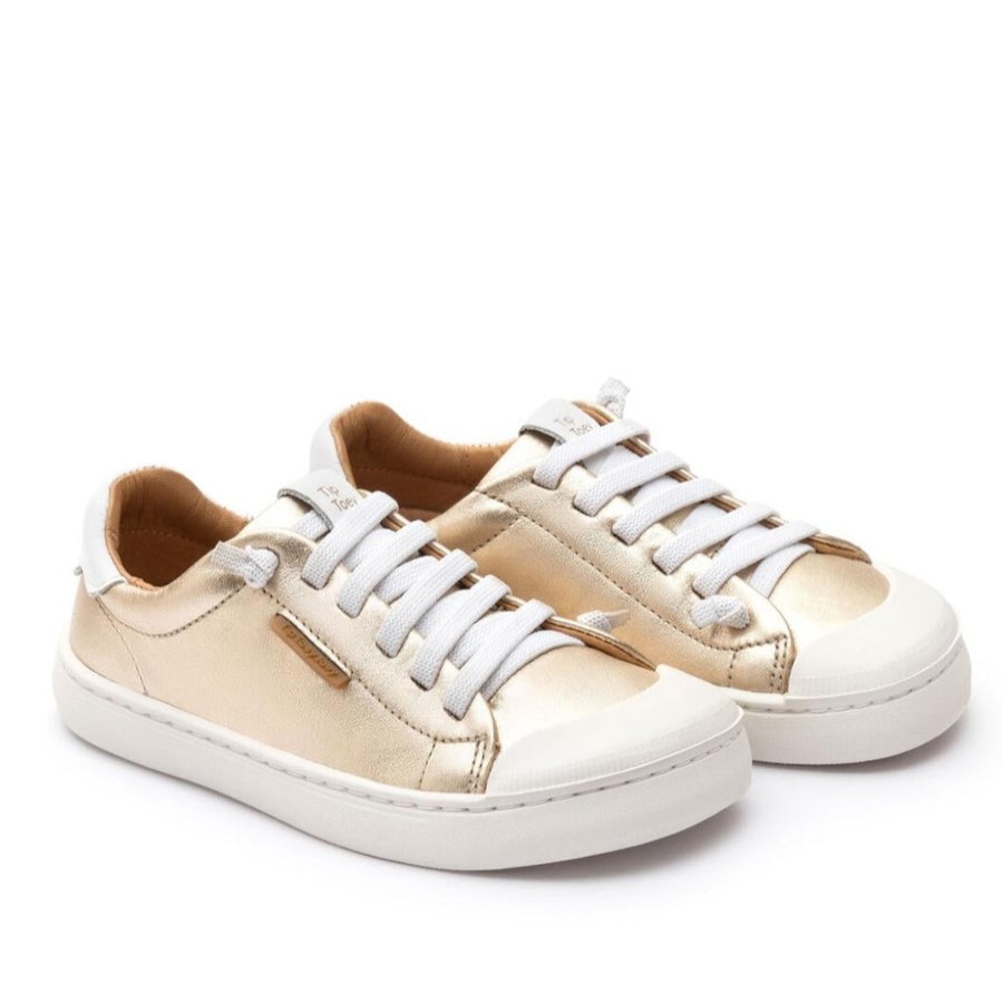 Shoes Tip Toey Joey Boy'S Casual Shoes | Tip Toey Joey Boy'S And Girl'S Volt Sneakers, Champagne/White