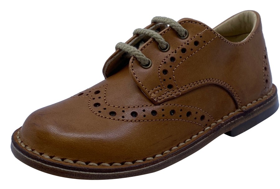 Shoes Eureka Boy'S Casual Shoes | Eureka Boy'S And Girl'S Box Naturale Handcrafted Leather Oxford