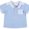 Clothes Tutto Piccolo | Tutto Piccolo 8811 Blue Polo Shirt