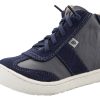 Shoes Old Soles Boy'S Casual Shoes | Old Soles Girl'S & Boy'S 9001 Travel High Top Leather Sneakers - Navy/Navy Suede