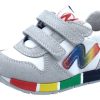 Shoes Naturino Boy'S Casual Shoes | Naturino Girl'S Rainbow Sole Fashion Sneakers, Bianco/Rainbow