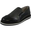 Shoes Hoo Shoes Boy'S Casual Shoes | Hoo Shoes Charlie'S Girl'S And Boy'S Metallic Leather Slip On Oxford Loafer Shoes Black Pewter