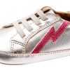 Shoes Old Soles Girl'S Casual Shoes | Old Soles Girl'S 0042R Bolty Baby Sneakers - Silver/Fuchsia Foil