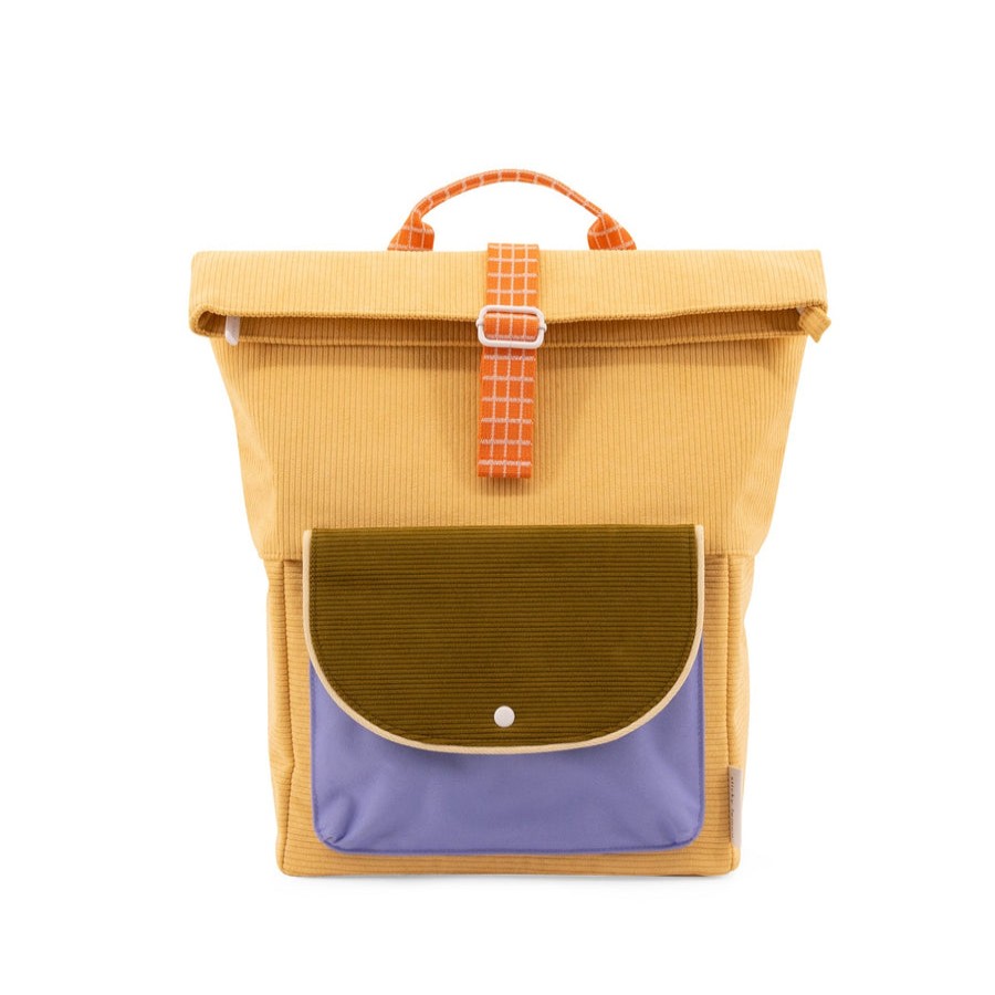 Accessories Sticky Lemon | Sticky Lemon Farmhouse Corduroy Large Backpack, Pear Jam