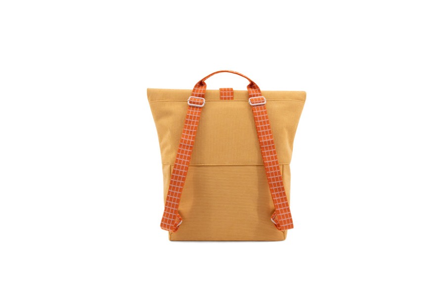 Accessories Sticky Lemon | Sticky Lemon Farmhouse Corduroy Large Backpack, Pear Jam