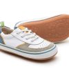 Shoes Tip Toey Joey Boy'S Casual Shoes | Tip Toey Joey Boy'S And Girl'S Brinky Sneakers, White/Ivory Suede/Denim