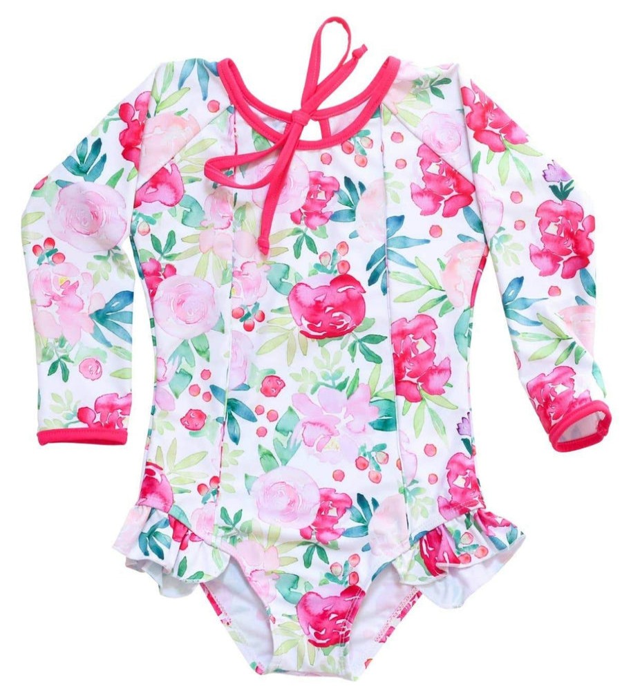 Clothes Blueberry Bay | Blueberry Bay Bavaro Floral Swimsuit