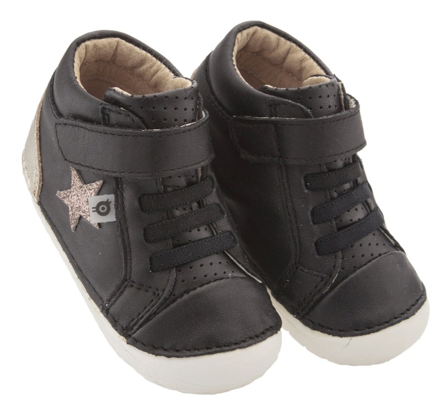 Shoes Old Soles Boy'S Casual Shoes | Old Soles Boy'S & Girl'S Champster Pave Shoes - Black/Titanium/Glam Choc