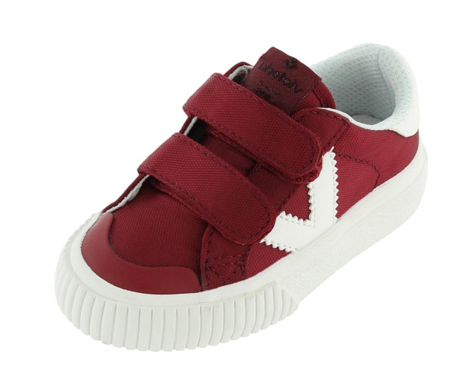 Shoes Victoria Boy'S Casual Shoes | Victoria Boy'S And Girl'S Hook And Loop Closure Sneaker, Burdeos