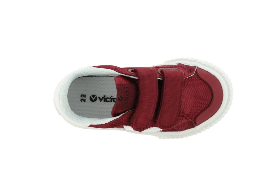 Shoes Victoria Boy'S Casual Shoes | Victoria Boy'S And Girl'S Hook And Loop Closure Sneaker, Burdeos