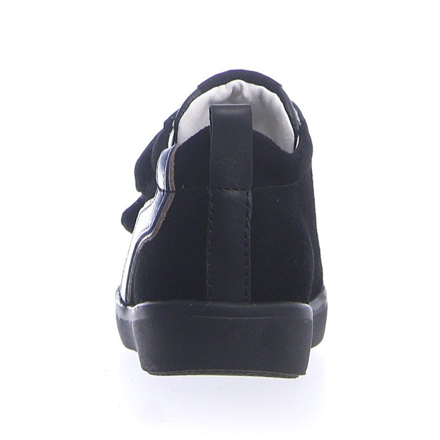 Shoes Naturino Boy'S Casual Shoes | Naturino Boy'S & Girl'S Karrie Vl Vitello/Velour Sneaker Shoes - Nero/Azzurro