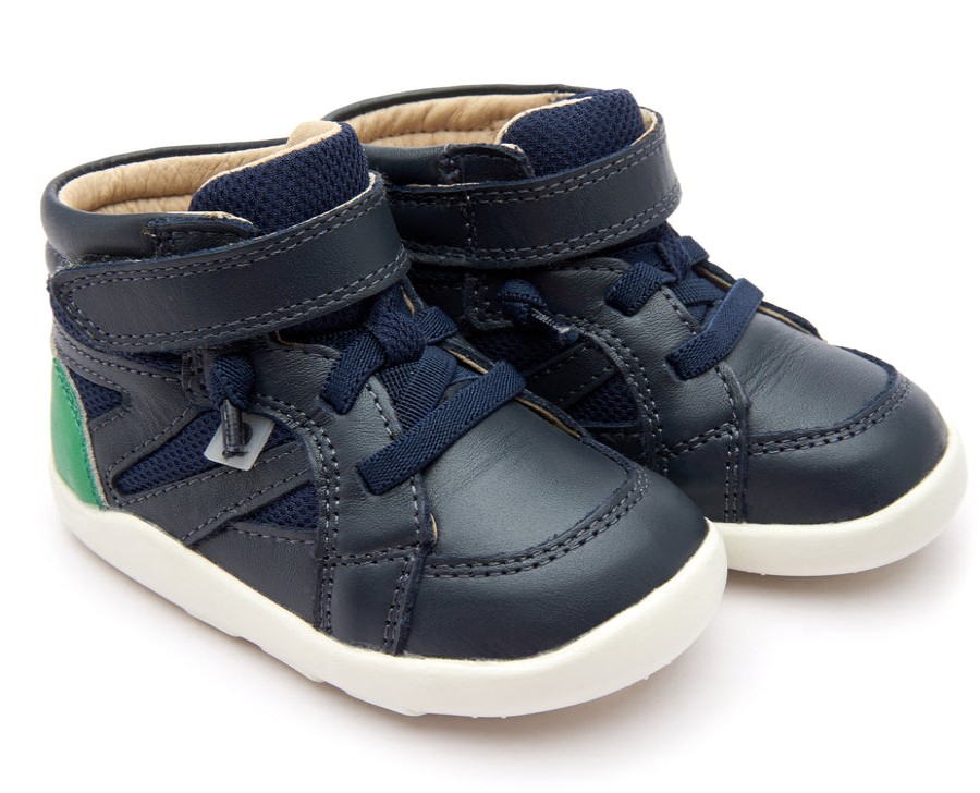 Shoes Old Soles Girl'S Casual Shoes | Old Soles Boy'S & Girl'S 8002 High Ground Sneakers - Navy/Neon Green